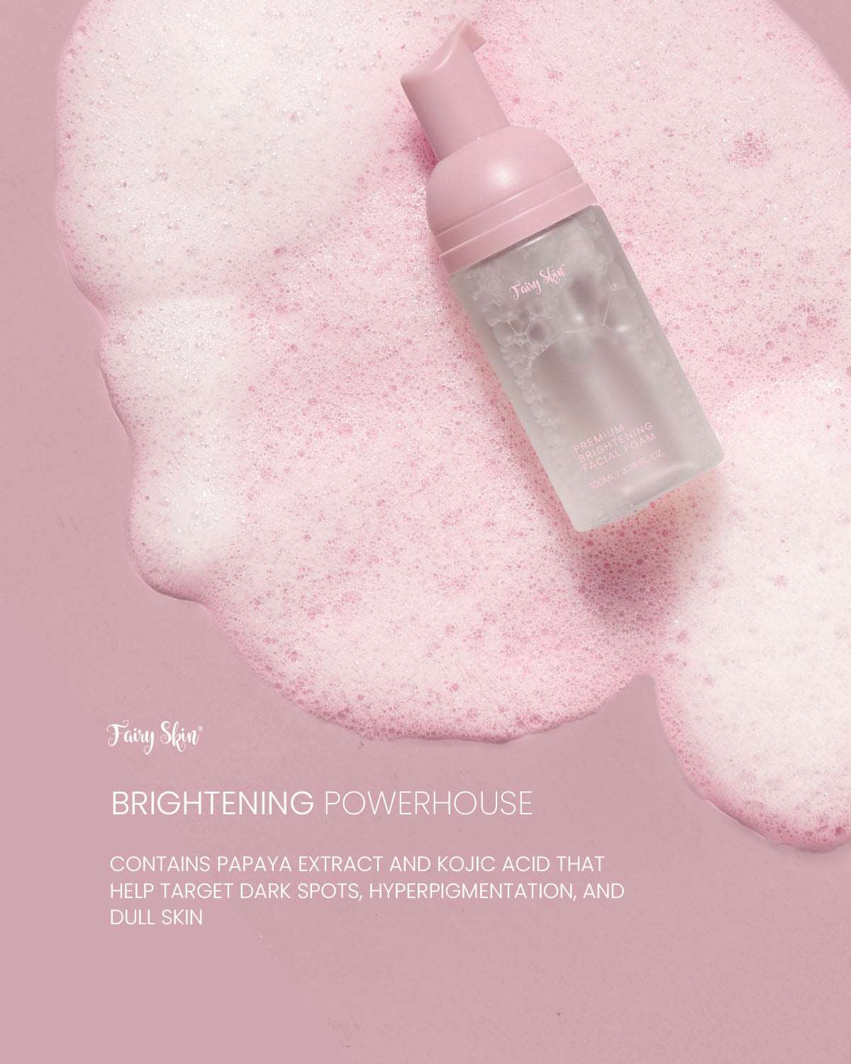 Premium Brightening Facial Foam - FAIRY SKIN