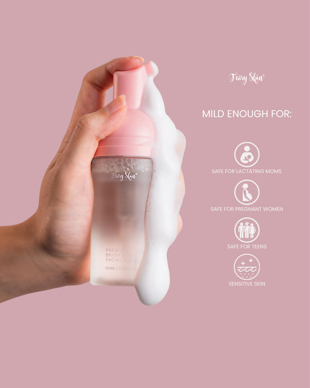 Premium Brightening Facial Foam - FAIRY SKIN