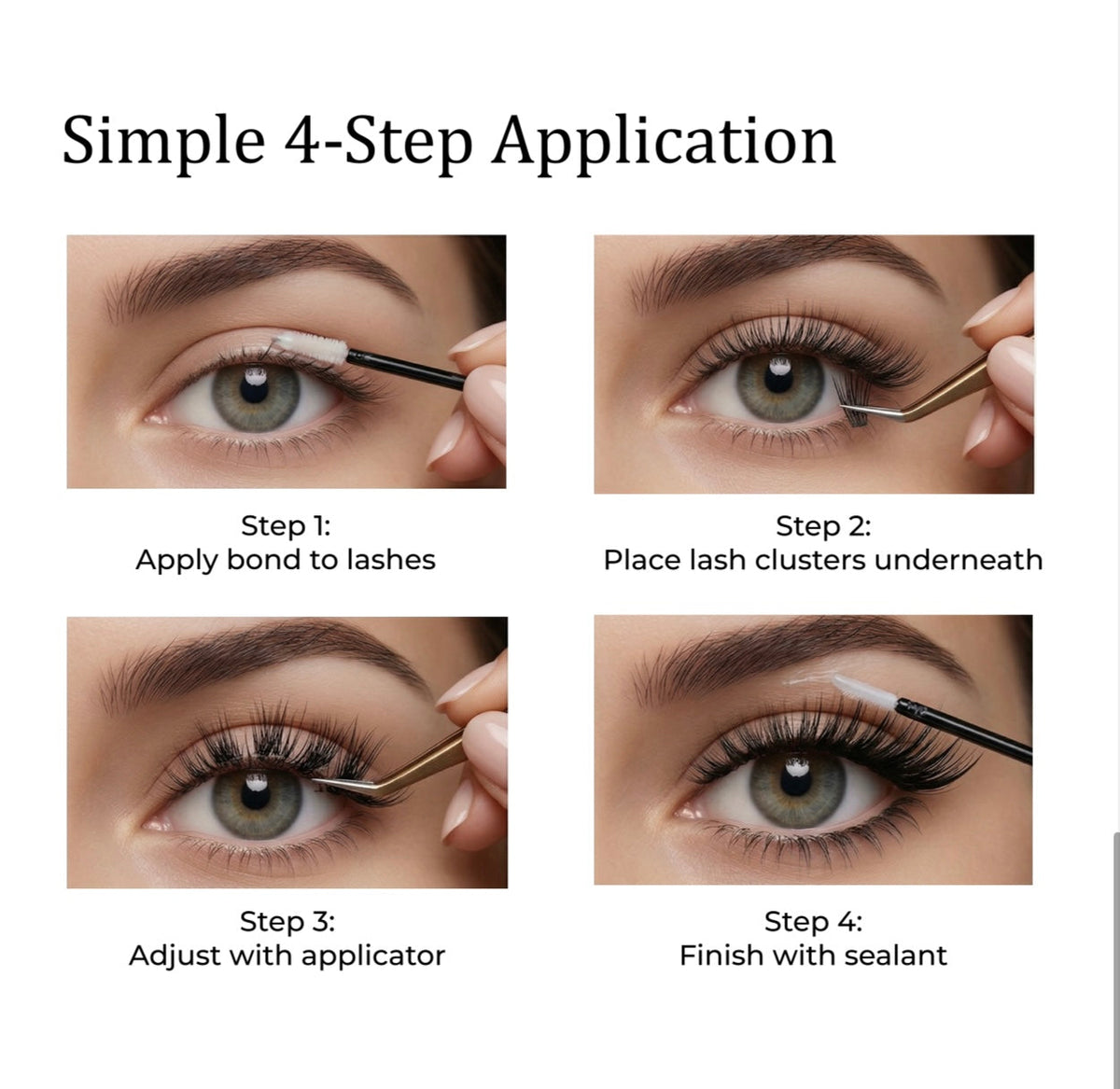 NVDC Beauty Natural DIY Lash Extensions Kit