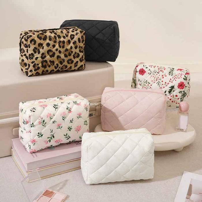 Travel Friendly Compact Cosmetic Bag