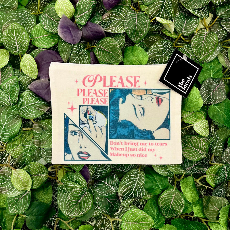 Please Please Comic - Makeup Bag
