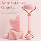 BAIMEI Rose Quartz Face Roller & Gua Sha Set