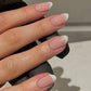 Modelones Nude French Tip Press-On Nails — 32-Piece Kit