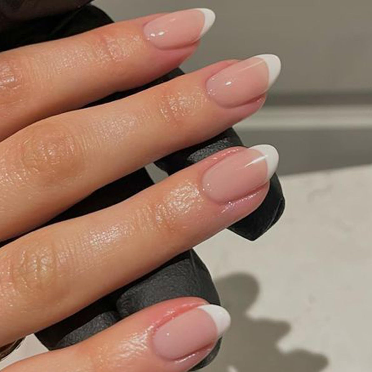 Modelones Nude French Tip Press-On Nails — 32-Piece Kit