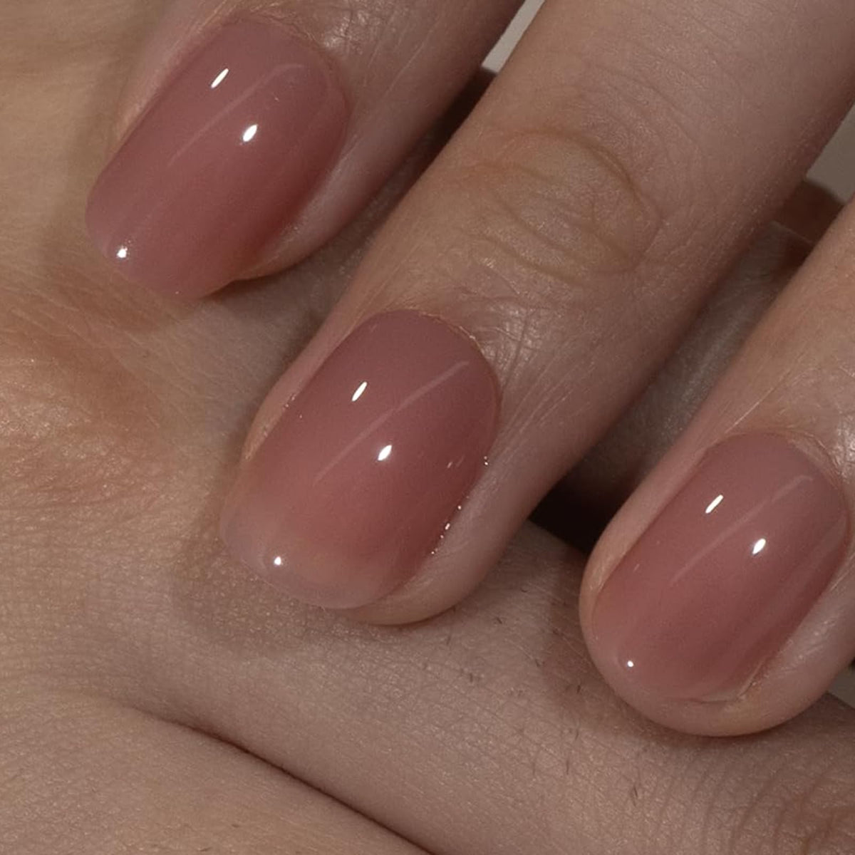 CurvLife Honey Peach Soft Gel Press-On Nails — 30-Piece Kit