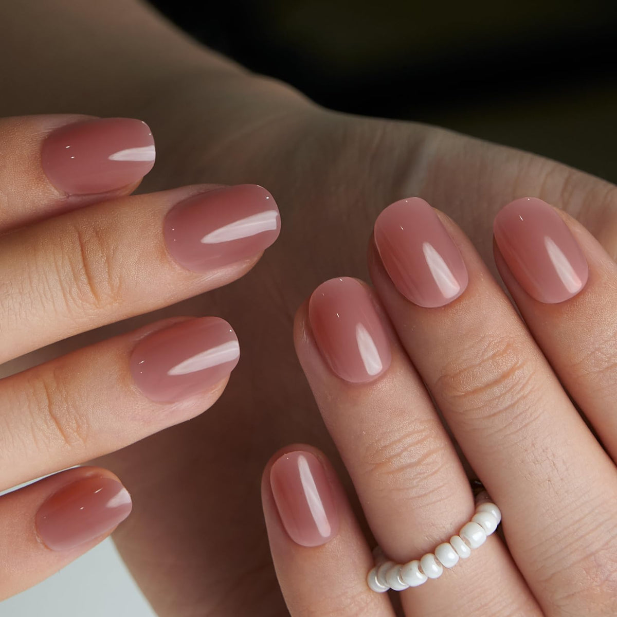 CurvLife Honey Peach Soft Gel Press-On Nails — 30-Piece Kit