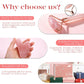 BAIMEI Rose Quartz Face Roller & Gua Sha Set
