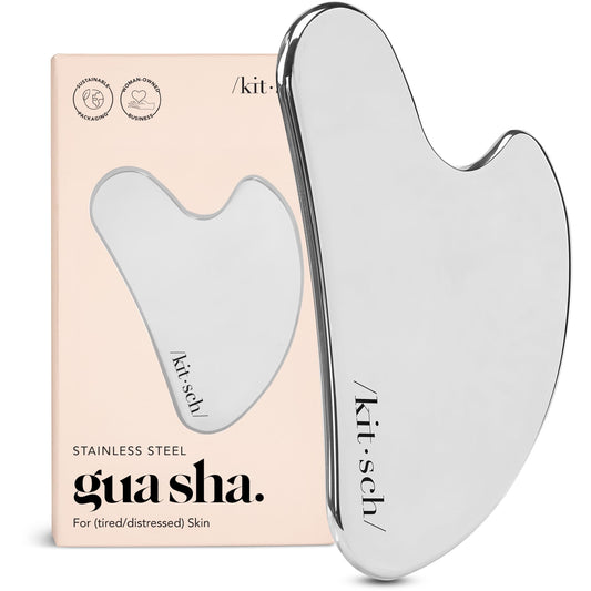 Kitsch stainless-steel gua sha facial massage tool