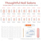 Modelones Nude French Tip Press-On Nails — 32-Piece Kit