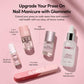 Glamnetic Ma Damn French Tip Press-On Nails — Short Almond, 24-Piece Kit