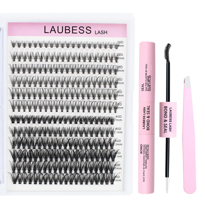 LAUBESS 20D/40D Lash Clusters Kit — 240 Pieces