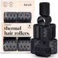 Kitsch ceramic thermal self-grip hair rollers eight-pack