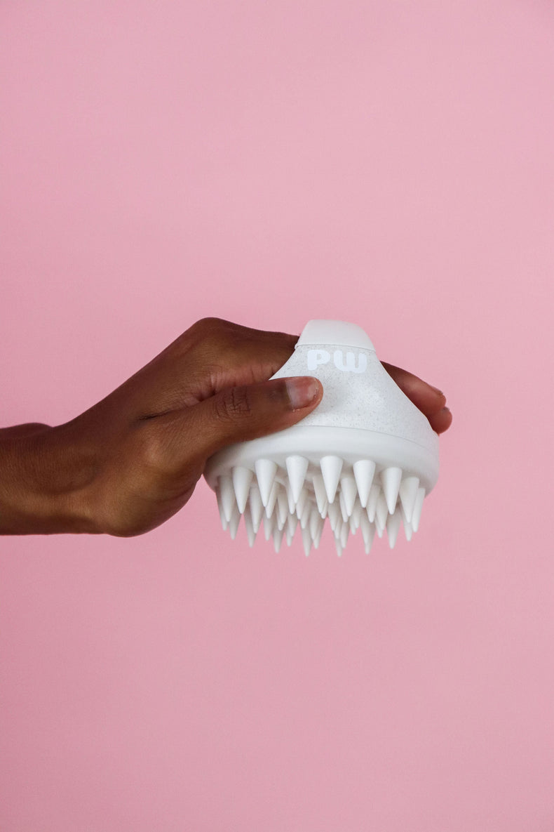Silicone Scalp Massager — Pink or White